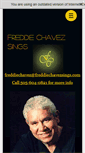Mobile Screenshot of freddiechavezsings.com